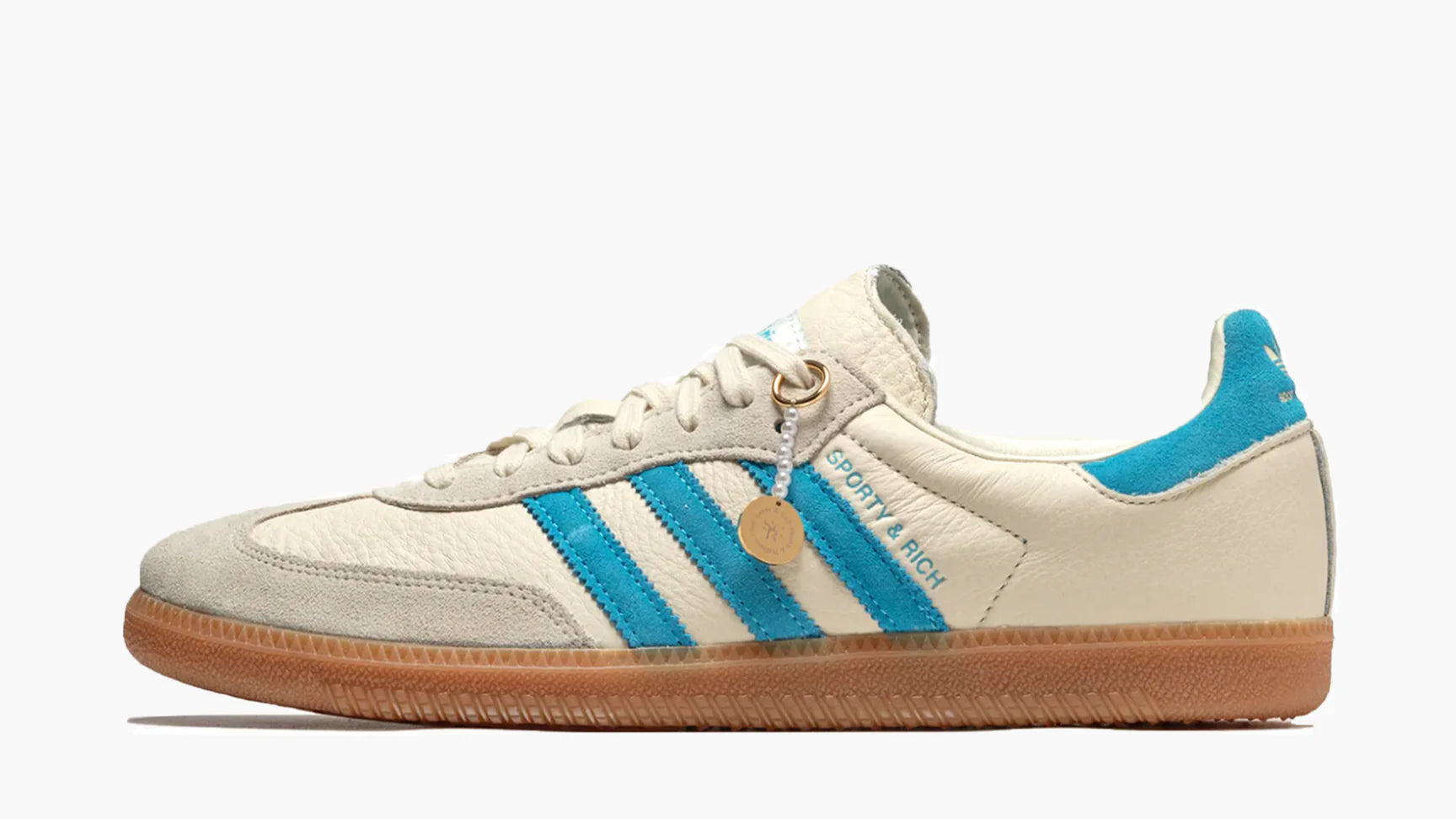 Adidas Samba x Sporty & Rich "Cream Blue"
