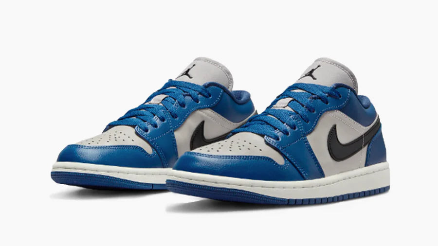 Air Jordan 1 Low French Blue College Grey