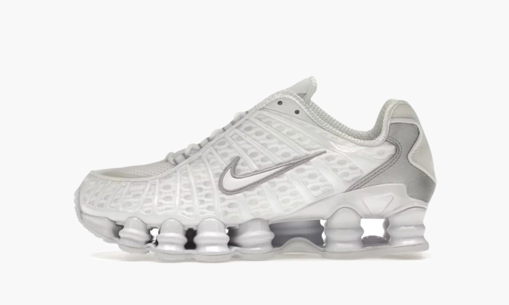 Nike Shox TL White Metallic Silver Max Orange
