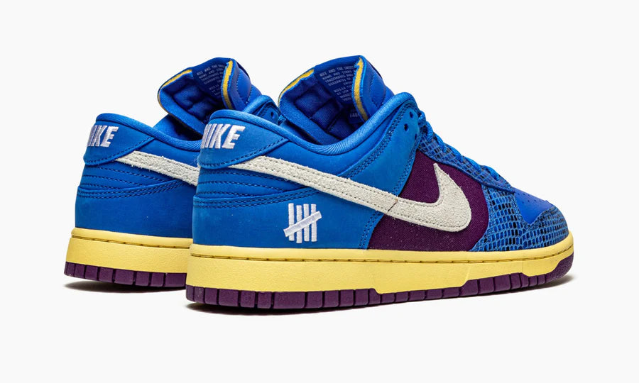 Nike Dunk Low Undefeated 5 On It Dunk vs. AF1 Blue Purple