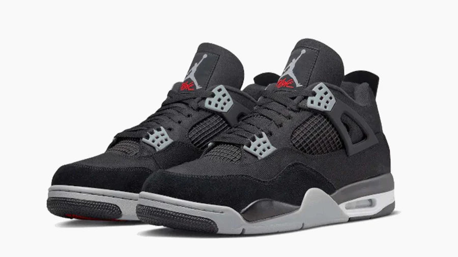 Jordan 4 Black Canvas
