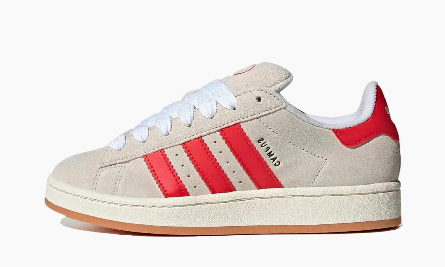 Adidas Campus 00's Crystal White Better Scarlet
