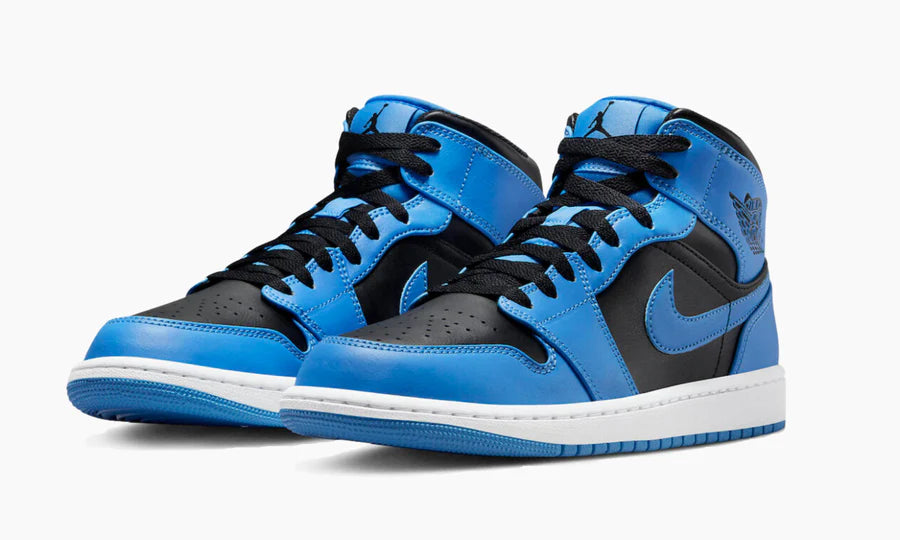 Air Jordan 1 Mid University Blue Black