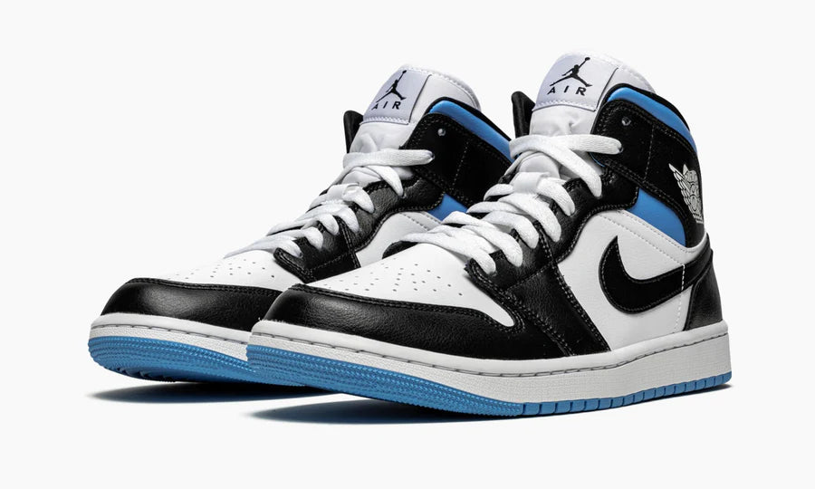 Jordan 1 Mid University Black White
