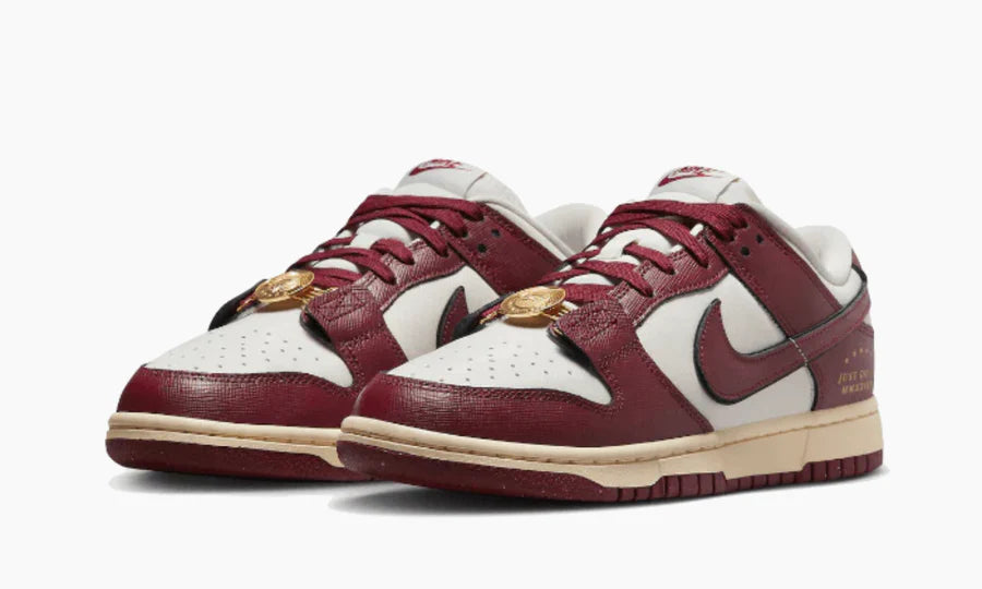 Nike Dunk Low Just Do It Sail Team Red