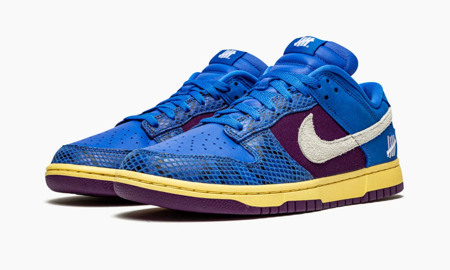 Nike Dunk Low Undefeated 5 On It Dunk vs. AF1 Blue Purple